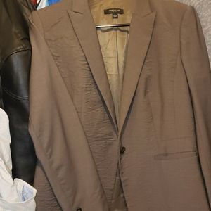 Anne Taylor brown blazer (1B)